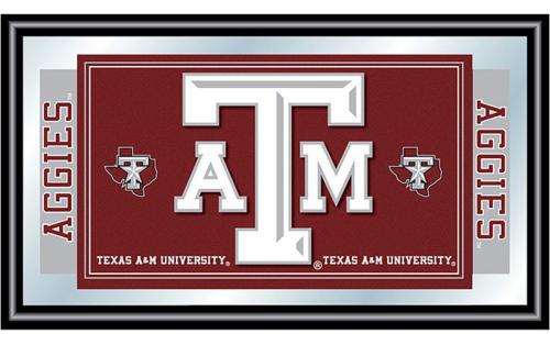 Texas A&M University Aggies Framed Logo Mirror - Click Image to Close