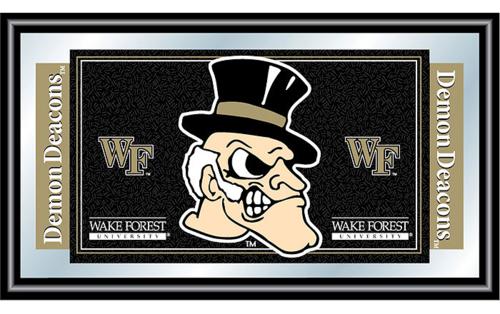 Wake Forest University Demon Deacons Framed Logo Mirror - Click Image to Close