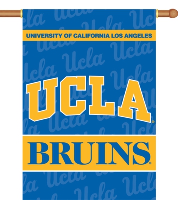 UCLA Bruins 2-Sided 28" x 40" Banner with Pole Sleeve - Click Image to Close