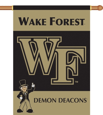 Wake Forest Demon Deacons 2-Sided 28" x 40" Hanging Banner - Click Image to Close