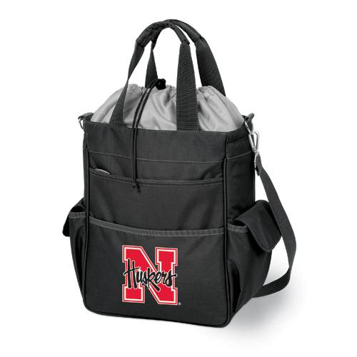 University of Nebraska-Lincoln Cornhuskers Black Activo Tote - Click Image to Close