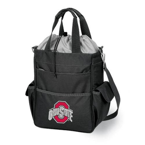 Ohio State University Buckeyes Black Embroidered Activo Tote - Click Image to Close