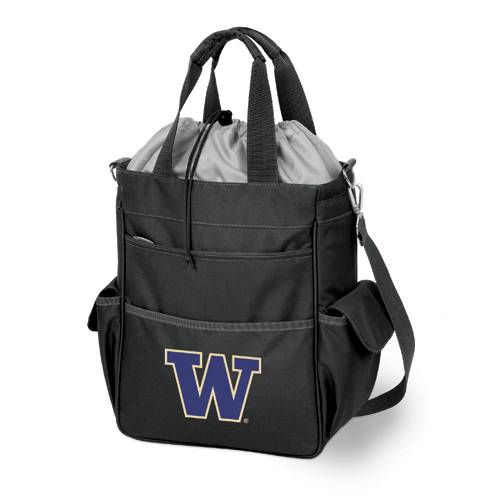 University of Washington Huskies Black Activo Tote - Click Image to Close