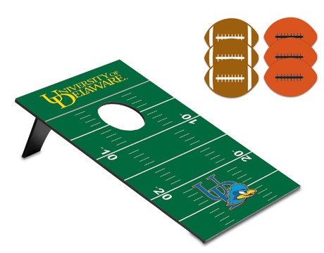 Delaware Blue Hens Football Bean Bag Toss Game - Click Image to Close