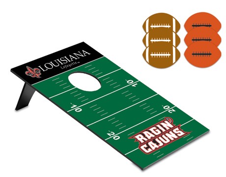 Louisiana - Lafayette Ragin Cajuns Football Bean Bag Toss Game - Click Image to Close