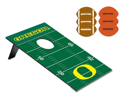 Oregon Ducks Football Bean Bag Toss Game - Click Image to Close
