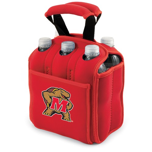 University of Maryland Terrapins 6-Pack Beverage Buddy - Red - Click Image to Close