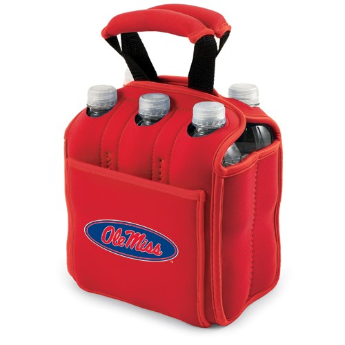 University of Mississippi Rebels 6-Pack Beverage Buddy - Red - Click Image to Close