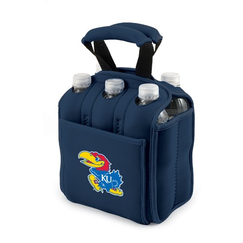 University of Kansas Jayhawks 6-Pack Beverage Buddy - Navy - Click Image to Close