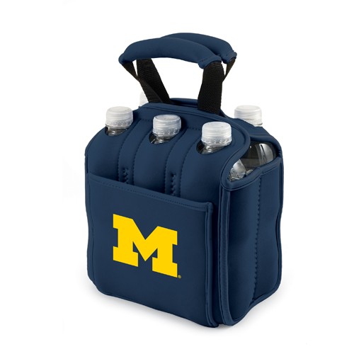 University of Michigan Wolverines 6-Pack Beverage Buddy - Navy - Click Image to Close
