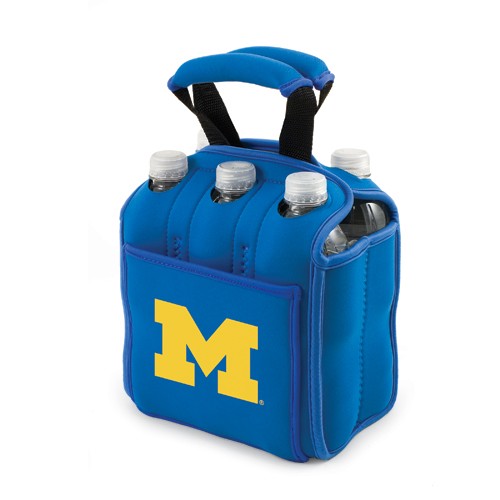 University of Michigan Wolverines 6-Pack Beverage Buddy - Blue - Click Image to Close