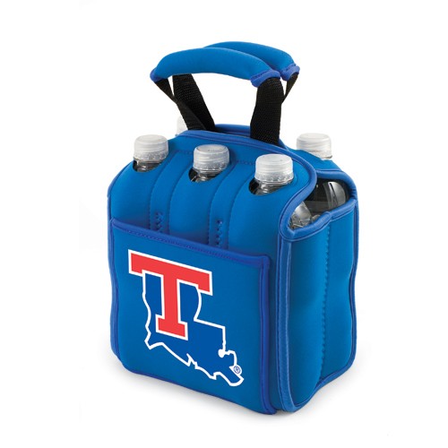 Louisiana Tech University Bulldogs 6-Pack Beverage Buddy - Blue - Click Image to Close