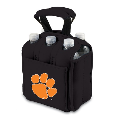 Clemson University Tigers 6-Pack Beverage Buddy - Black - Click Image to Close