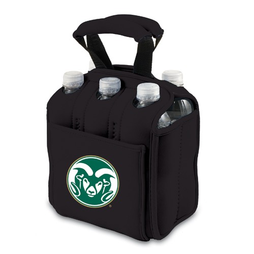 Colorado State University Rams 6-Pack Beverage Buddy - Black - Click Image to Close