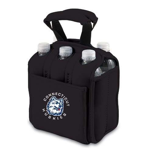 University of Connecticut Huskies 6-Pack Beverage Buddy - Black - Click Image to Close