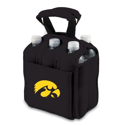 University of Iowa Hawkeyes 6-Pack Beverage Buddy - Black - Click Image to Close