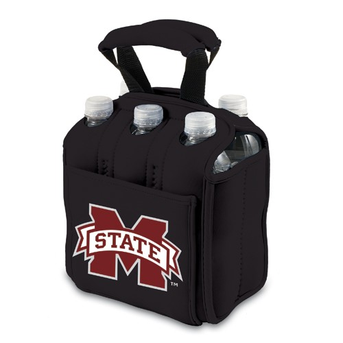 Mississippi State Bulldogs 6-Pack Beverage Buddy - Black - Click Image to Close