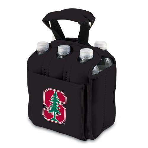 Stanford University Cardinal 6-Pack Beverage Buddy - Black - Click Image to Close