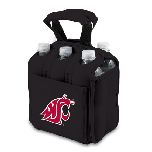 Washington State Cougars 6-Pack Beverage Buddy - Black - Click Image to Close