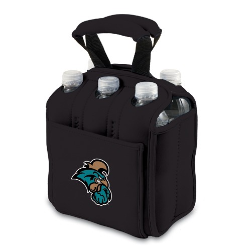 Coastal Carolina Chanticleers 6-Pack Beverage Buddy - Black - Click Image to Close