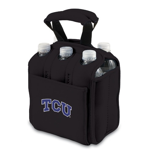 TCU Horned Frogs 6-Pack Beverage Buddy - Black - Click Image to Close