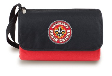 UL Lafayette Ragin Cajuns Blanket Tote - Red - Click Image to Close