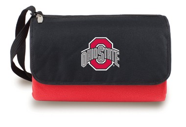 Ohio State University Embroidered Blanket Tote - Red - Click Image to Close