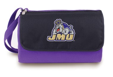 James Madison University Dukes Blanket Tote - Purple - Click Image to Close