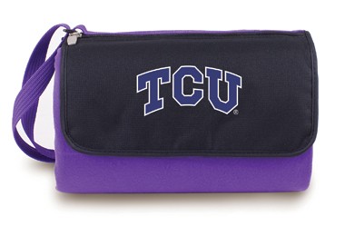 Texas Christian University Horned Frogs Blanket Tote - Purple - Click Image to Close