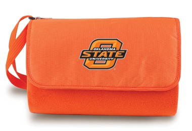 Oklahoma State University Cowboys Blanket Tote - Orange - Click Image to Close