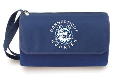 University of Connecticut Huskies Blanket Tote - Navy - Click Image to Close