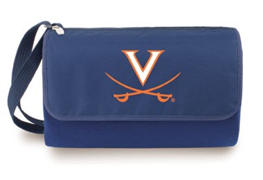 University of Virginia Cavaliers Blanket Tote - Navy - Click Image to Close