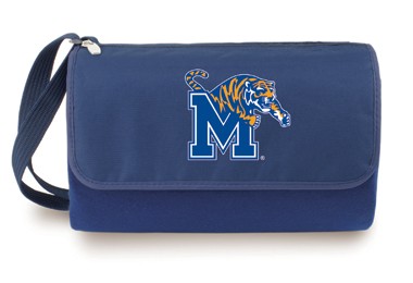 University of Memphis Tigers Blanket Tote - Navy - Click Image to Close