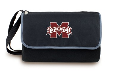 Mississippi State University Bulldogs Blanket Tote - Black - Click Image to Close