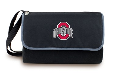 Ohio State University Embroidered Blanket Tote - Black - Click Image to Close