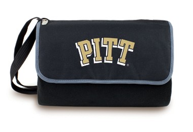 University of Pittsburgh Panthers Blanket Tote - Black - Click Image to Close