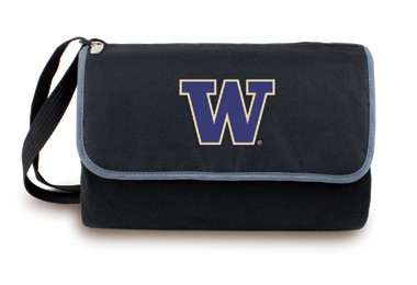 University of Washington Huskies Blanket Tote - Black - Click Image to Close