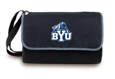 Brigham Young University Cougars Blanket Tote - Black - Click Image to Close