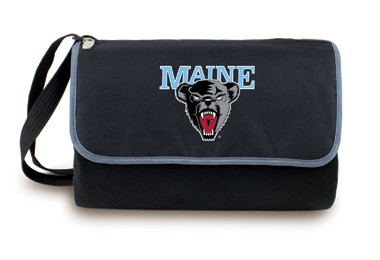 University of Maine Black Bears Blanket Tote - Black - Click Image to Close