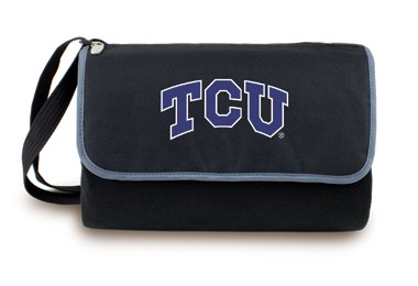 Texas Christian University Horned Frogs Blanket Tote - Black - Click Image to Close