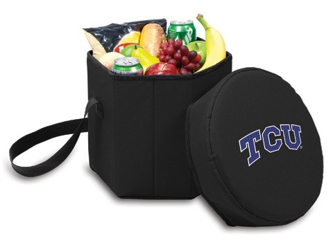 Texas Christian University Horned Frogs Bongo Cooler - Black - Click Image to Close