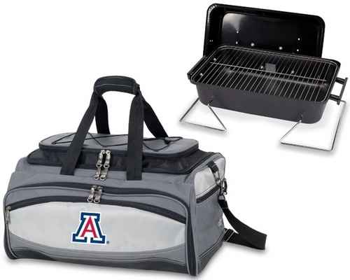 Arizona Wildcats Embroidered Buccaneer BBQ Grill Set & Cooler - Click Image to Close