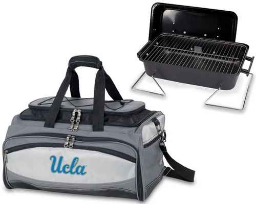 UCLA Bruins Embroidered Buccaneer BBQ Grill Set & Cooler - Click Image to Close