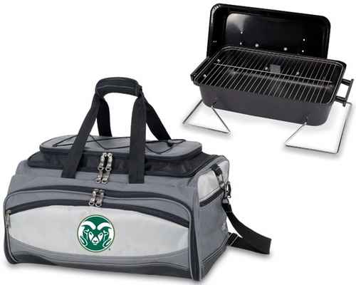Colorado State Rams Buccaneer BBQ Grill Set & Cooler - Click Image to Close