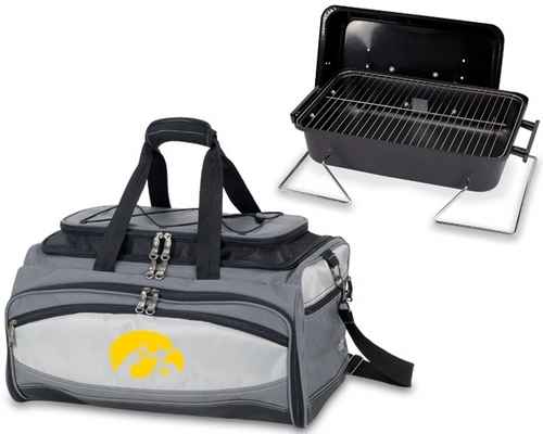 Iowa Hawkeyes Embroidered Buccaneer BBQ Grill Set & Cooler - Click Image to Close