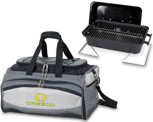 Oregon Ducks Buccaneer BBQ Grill Set & Cooler - Click Image to Close