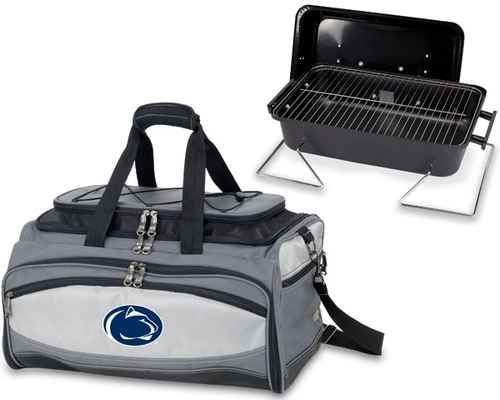 Penn State Nittany Lions Buccaneer Embr. BBQ Grill Set & Cooler - Click Image to Close