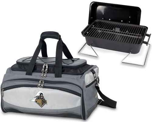 Purdue Boilermakers Embroidered Buccaneer BBQ Grill Set & Cooler - Click Image to Close