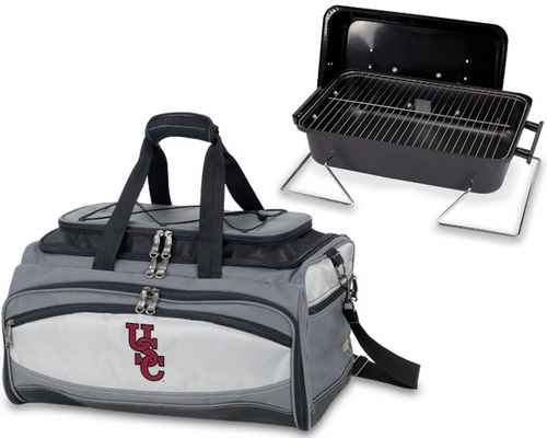 South Carolina Gamecocks Buccaneer Embr. BBQ Grill Set & Cooler - Click Image to Close