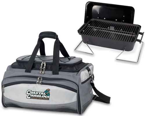 Coastal Carolina Chanticleers Buccaneer BBQ Grill Set & Cooler - Click Image to Close